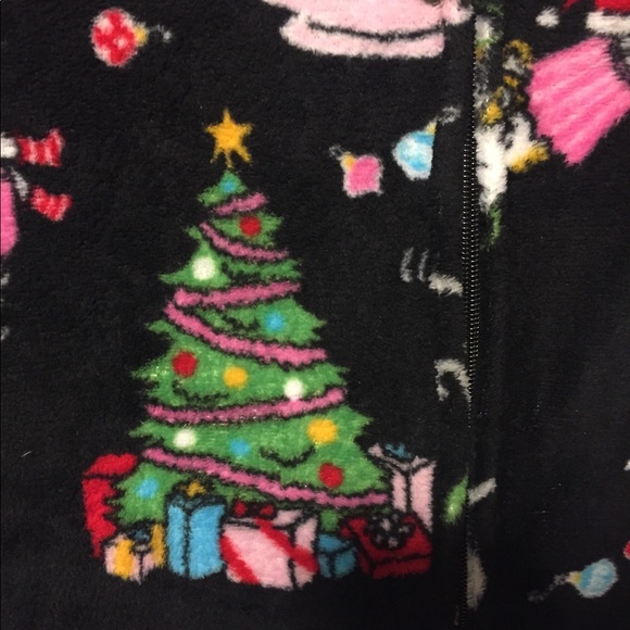 Women/Men Christmas Pajamas Cats Partying Pjs - Picture 5 of 8